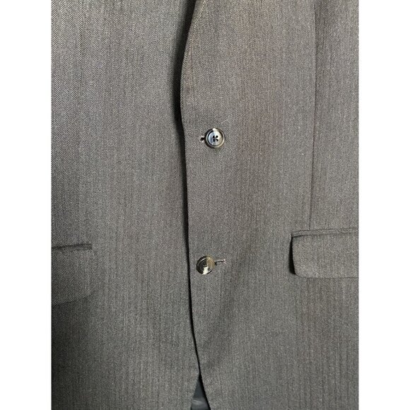 Izod Mens Brown 2 Button Blazer Sport Coat 42L Polyester/Rayon NWT - Picture 11 of 16